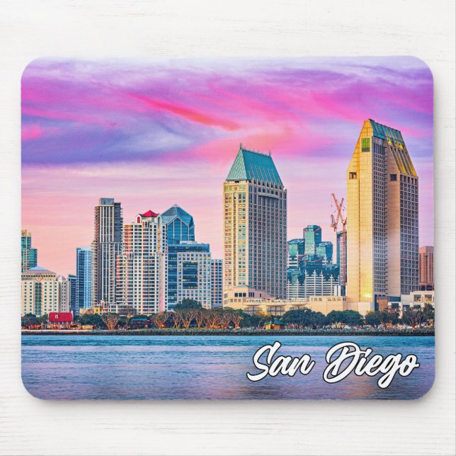 Mousepad San Diego, Califórnia, Estados Unidos (Frente)