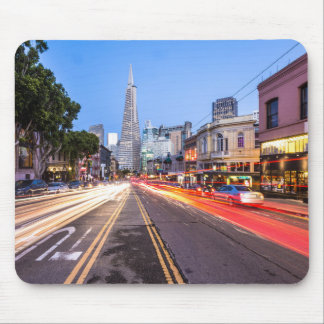 Mousepad San Francisco North Beach - Tráfego de desfoque