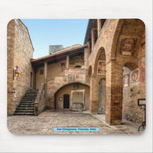 Mousepad San Gimignano, Toscana, Itália