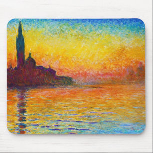 Mousepad San Giorgio Maggiore em Dusk Claude Monet
