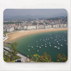 Mousepad San Sebastian, Espanha. A cidade basca de San