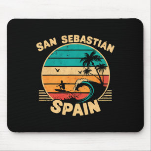 Mousepad San Sestian Espanha Cidade Apaixonada Por Ondas De