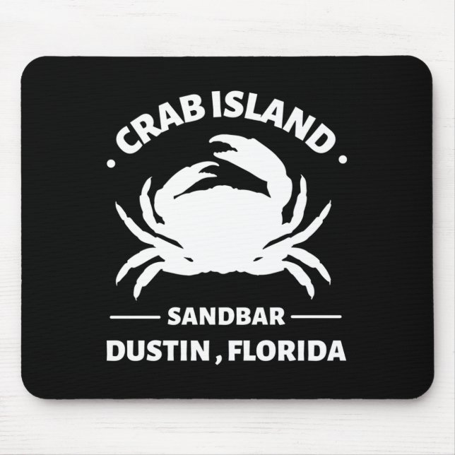 Mousepad sanbar florida da ilha do caranguejo (Frente)