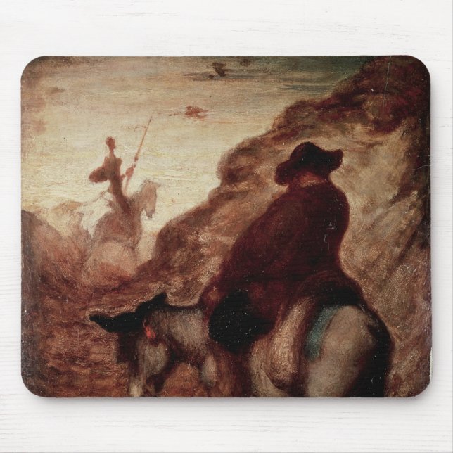 Mousepad Sancho e Don Quixote, século XIX (Frente)