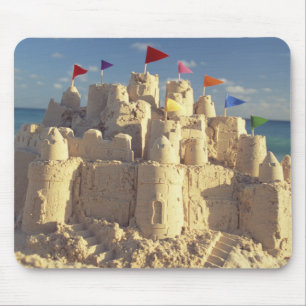 Mousepad Sandcastle na praia