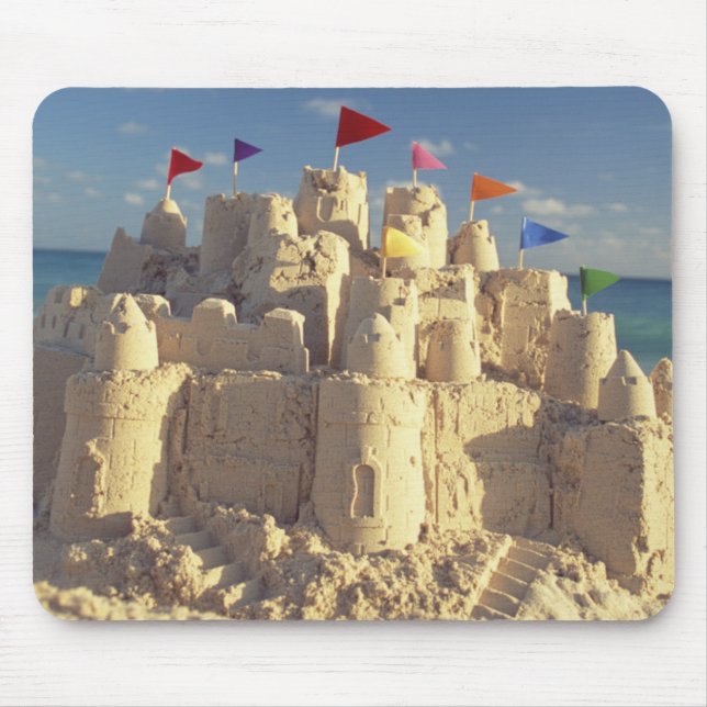 Mousepad Sandcastle na praia (Frente)