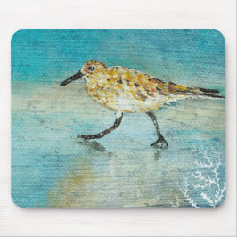 Mousepad Sandpiper Coastal Bird Wading Ocean Beach