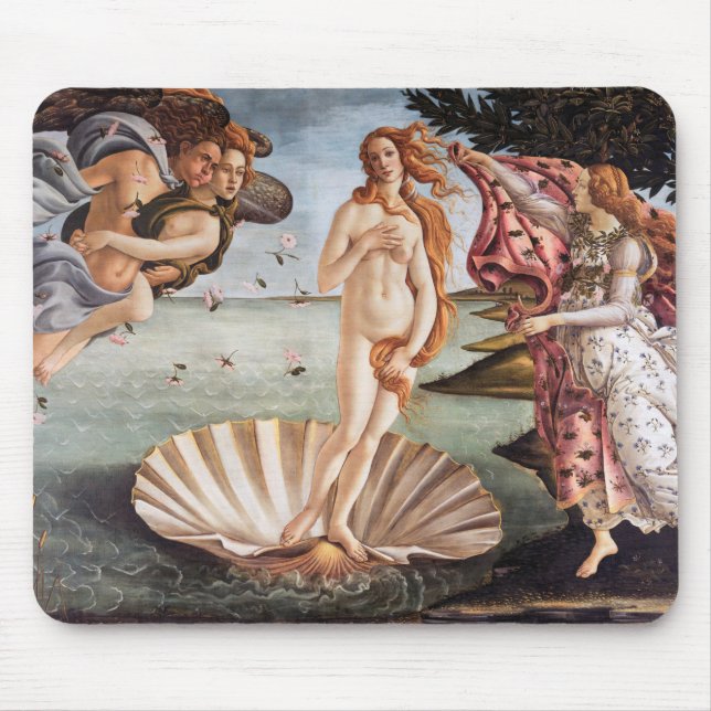 Mousepad Sandro Botticelli - Nascimento de Vênus (Frente)