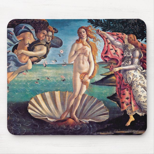 Mousepad Sandro Botticelli - Nascimento de Vênus - Belas Ar (Frente)