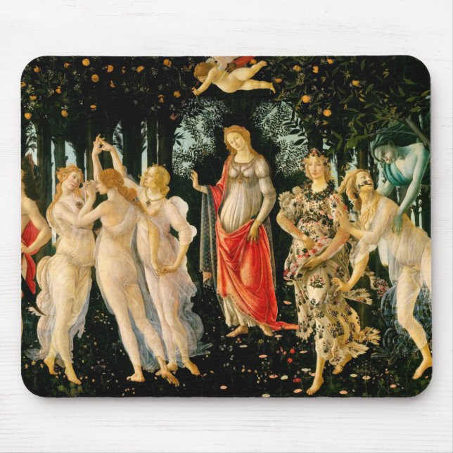 Mousepad Sandro Botticelli "Primavera (Primavera)" (Frente)
