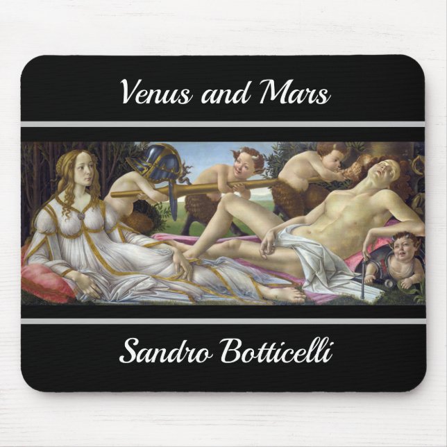 Mousepad Sandro Botticelli - Vênus e Marte (Frente)
