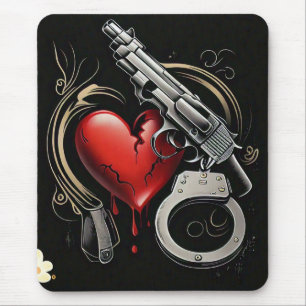 Mousepad "Sangrando por amor"