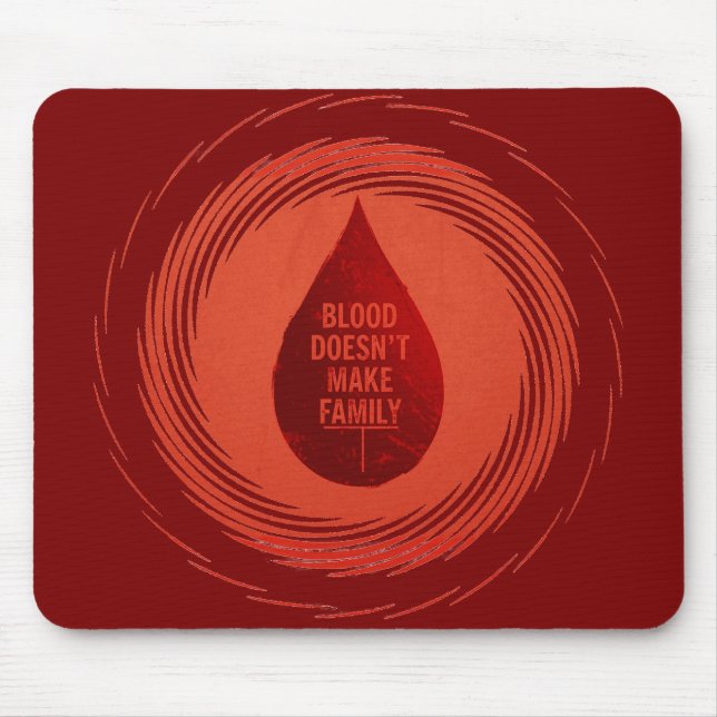 Mousepad Sangue não faz família (Frente)