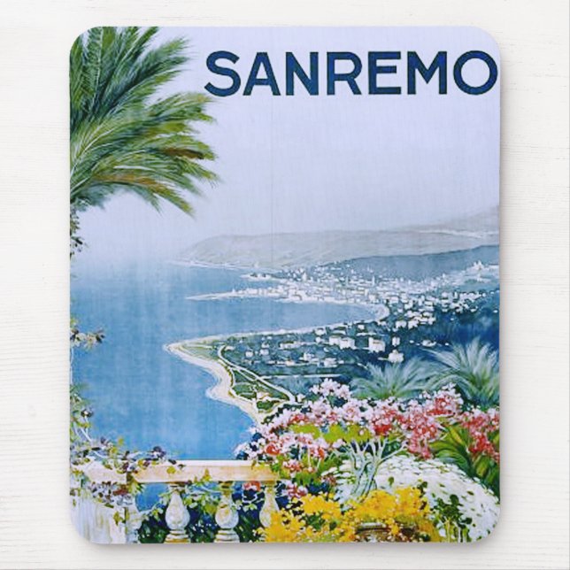 Mousepad Sanremo, Itália Mousemat (Frente)