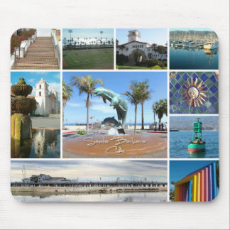 Mousepad Santa Barbara, tapete do rato de CA