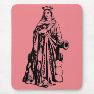Mousepad Santa Bárbara Virgem e mártir