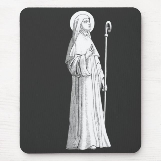 Mousepad Santa Catarina de Siena Virgem (Frente)