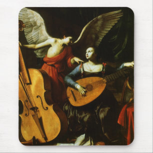Mousepad Santa Cecília e o Anjo por Carlo Saraceni