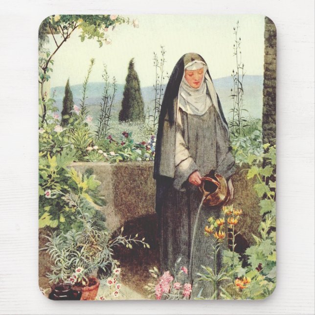 Mousepad Santa Clara de Assis: Padroeira da Televisão (Frente)