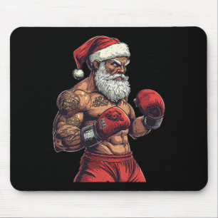 Mousepad Santa Claus Boxing E Mma - Boxing De Natal