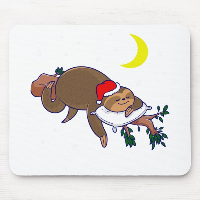 Mousepad santa claus preguiçoso natal (Frente)