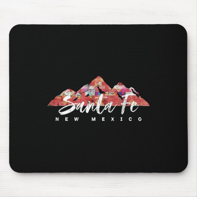 Mousepad Santa Fe New Mexico Family Travel Hiking Camping S (Frente)