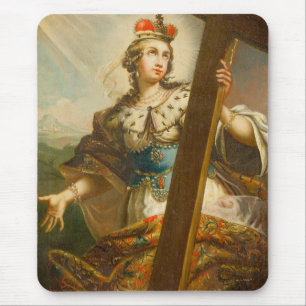 Mousepad Santa Helena com a Vera Cruz Arte Sacra