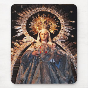 Mousepad Santa Mãe Maria e bebê Jesus