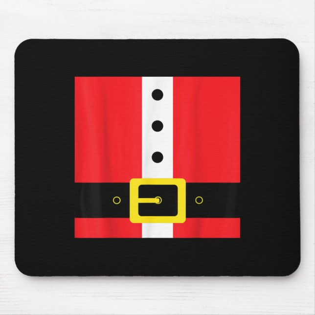 Mousepad Santa Suit Christmas Funny Cute  (Frente)
