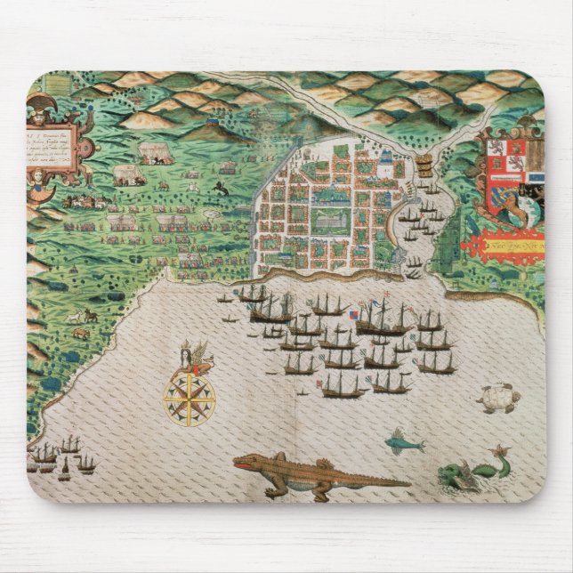 Mousepad Santiago, Cabo Verde, 1589 2 (Frente)