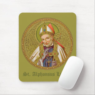 Mousepad Santo Afonso de Ligório (SNV 02) (Arredondado)