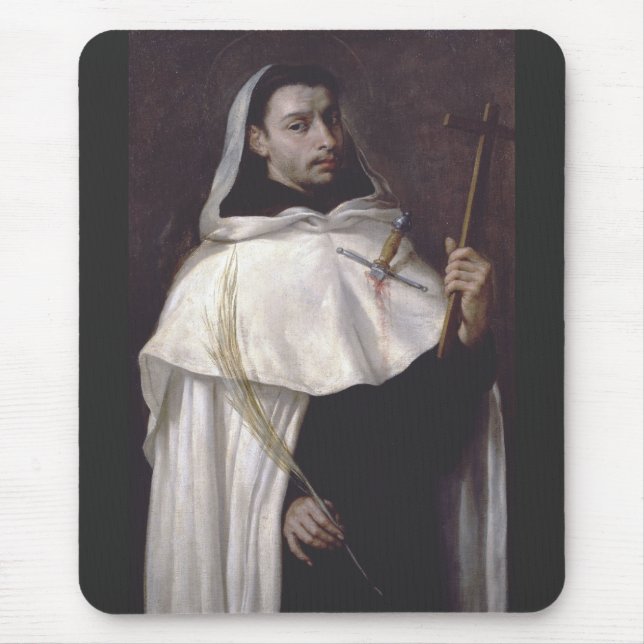 Mousepad Santo Anjo de Jerusalém Mártir e Pregador (Frente)