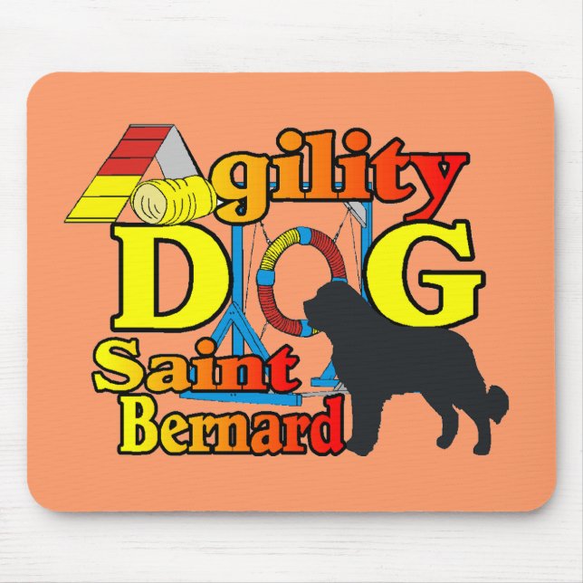 Mousepad Santo Bernard Agiliy Gifts (Frente)