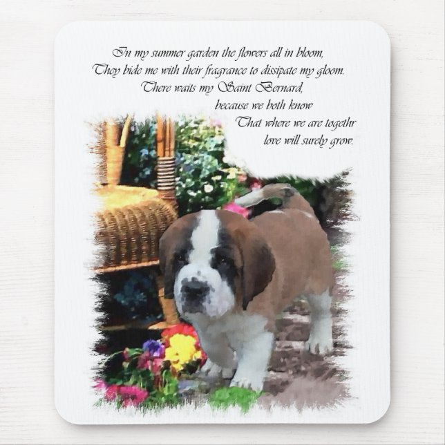 Mousepad Santo Bernard Art Gifts (Frente)