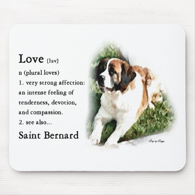 Mousepad Santo Bernard Art Gifts (Frente)