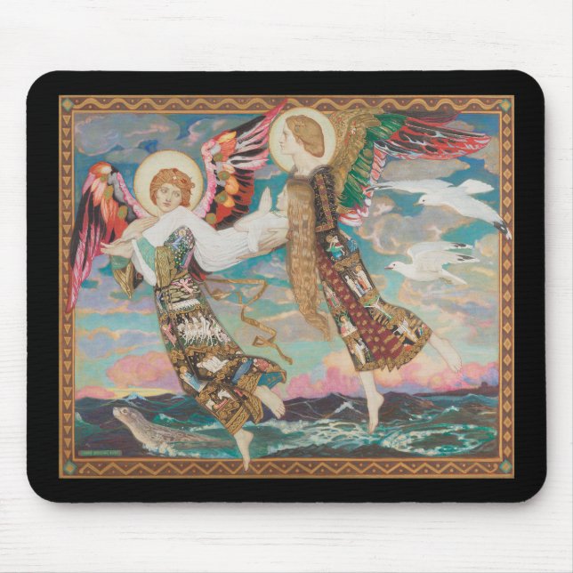 Mousepad Santo Bride, c. 1913 por John Duncan (Frente)
