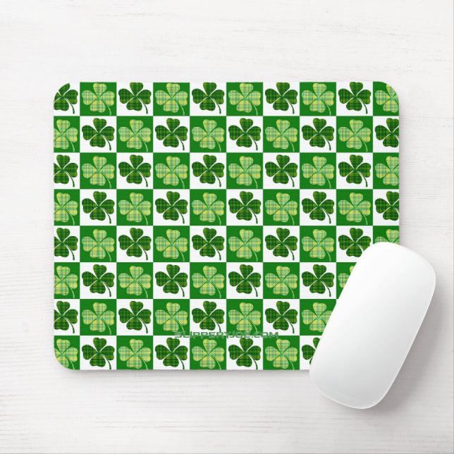 Mousepad Santo de trevas verdes de quatro folhas de Slipper (Com mouse)