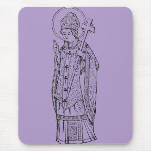 Mousepad Santo Deiniol Abade e Bispo