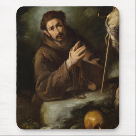 Mousepad Santo Francisco na Oração (fé cristã)