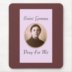 MOUSEPAD SANTO GEMMA REZA PARA MIM