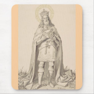 Mousepad Santo Henrique II, o Imperador Romano-Germânico