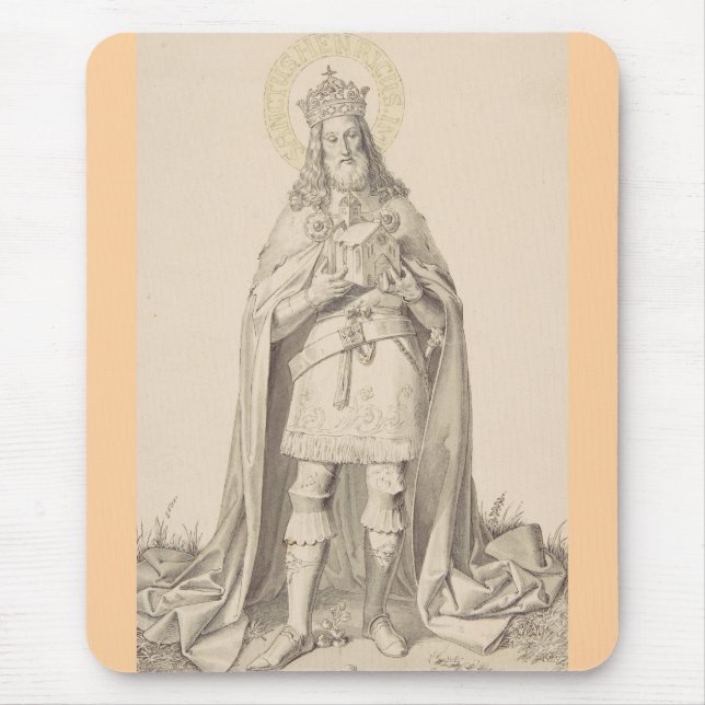 Mousepad Santo Henrique II, o Imperador Romano-Germânico (Frente)