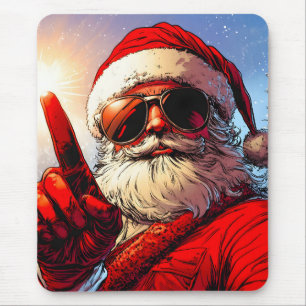 Mousepad Santo Jolly Papais noeis Brilho