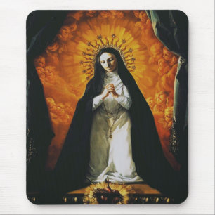 Mousepad Santo Margaret Mary Alacoque