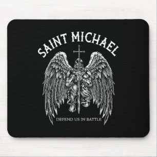 Mousepad Santo Michael Nos Defende Na Batalha