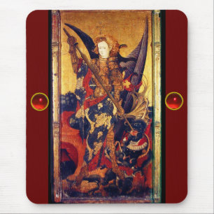 Mousepad Santo Michael Vanquishing,