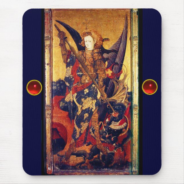 Mousepad Santo Michael Vanquishing, (Frente)