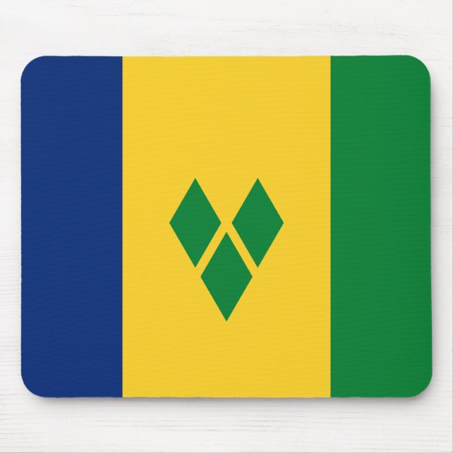 Mousepad Santo Vincent Flag (Frente)