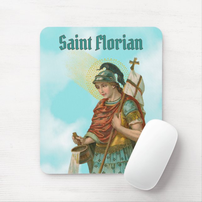 Mousepad São Floriano com Balde (Céus Limpos; M 019) (Com mouse)