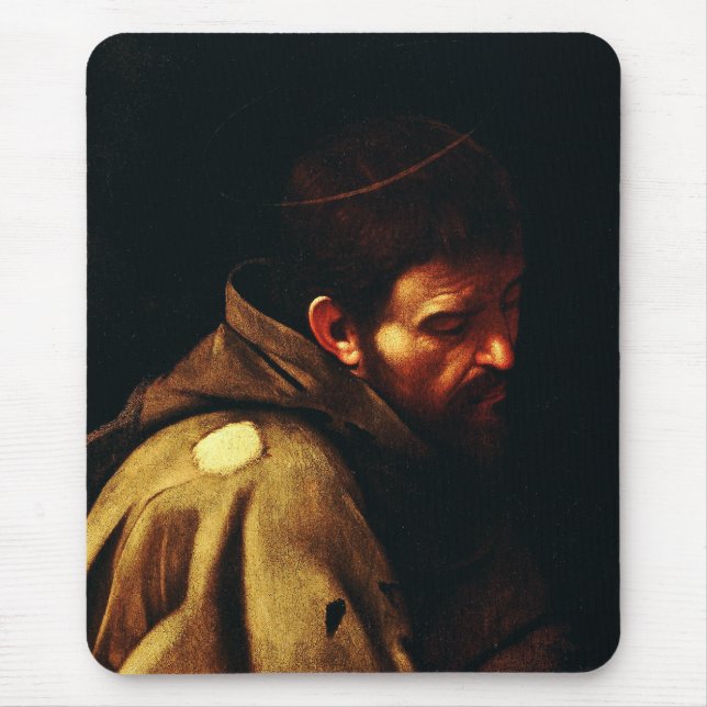Mousepad São Francisco de Assis por Caravaggio (Frente)